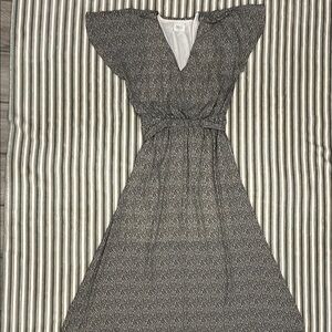 Sienna Sky Black and White Printed Maxi Dress